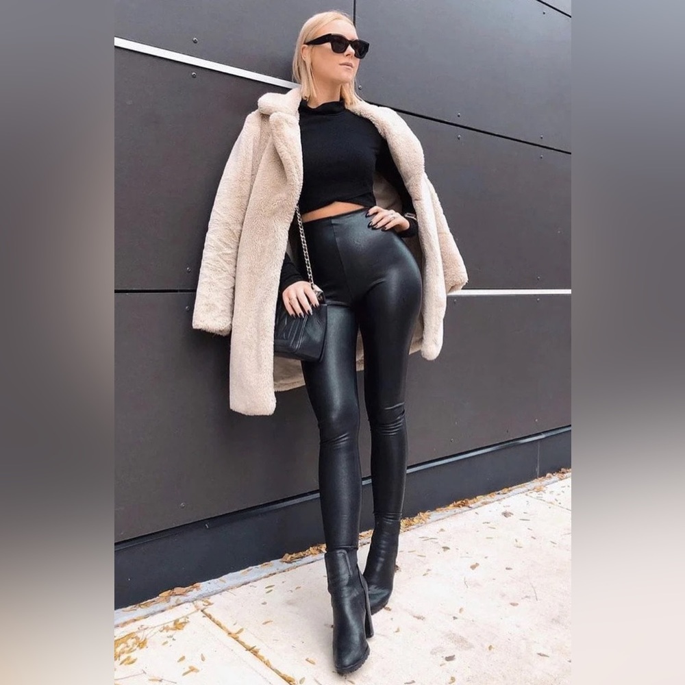 Commando perfect control faux leather legging black